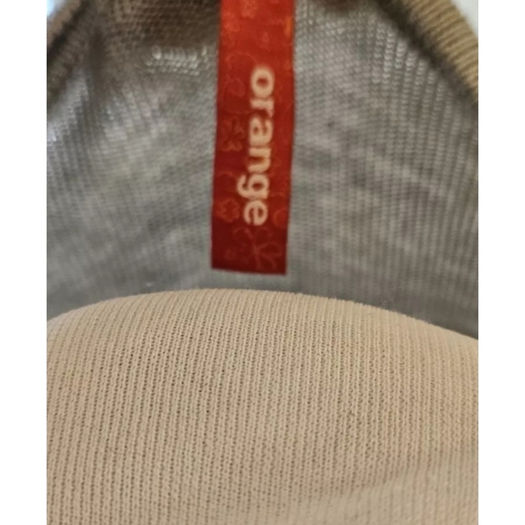 V-NECK Sweater Women's Size M Gray Ruffle Hem Knit Pullover Long Sleeve - Picture 3 of 5